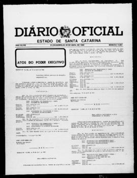 Diário Oficial do Estado de Santa Catarina. Ano 48. N° 11951 de 20/04/1982