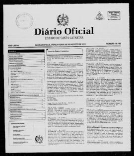 Diário Oficial do Estado de Santa Catarina. Ano 77. N° 19162 de 30/08/2011