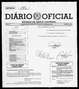 Diário Oficial do Estado de Santa Catarina. Ano 65. N° 16031 de 26/10/1998