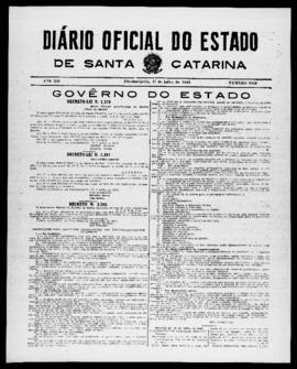 Diário Oficial do Estado de Santa Catarina. Ano 12. N° 3023 de 17/07/1945