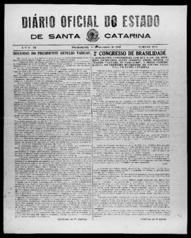Diário Oficial do Estado de Santa Catarina. Ano 9. N° 2379 de 11/11/1942
