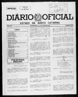 Diário Oficial do Estado de Santa Catarina. Ano 58. N° 14707 de 14/06/1993
