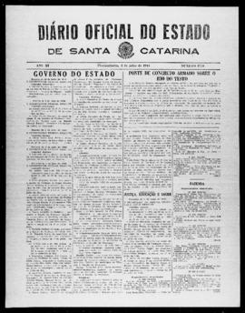 Diário Oficial do Estado de Santa Catarina. Ano 11. N° 2770 de 06/07/1944