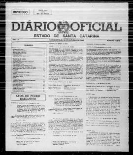Diário Oficial do Estado de Santa Catarina. Ano 54. N° 13813 de 26/10/1989