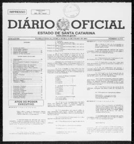 Diário Oficial do Estado de Santa Catarina. Ano 68. N° 16713 de 31/07/2001