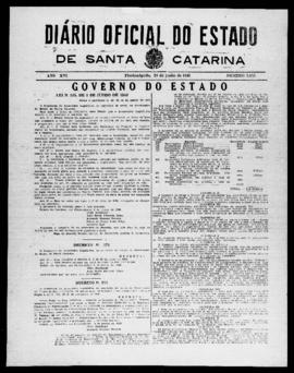 Diário Oficial do Estado de Santa Catarina. Ano 16. N° 3962 de 20/06/1949