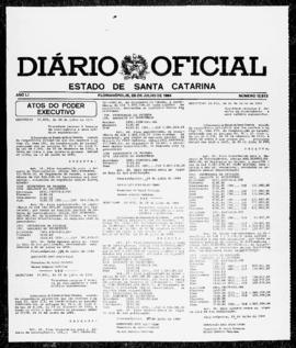 Diário Oficial do Estado de Santa Catarina. Ano 51. N° 12513 de 25/07/1984