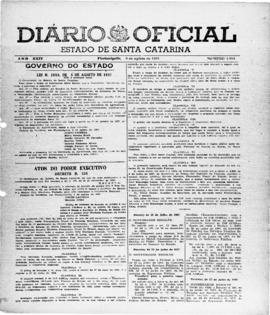 Diário Oficial do Estado de Santa Catarina. Ano 24. Nº 5914 de 09/08/1957