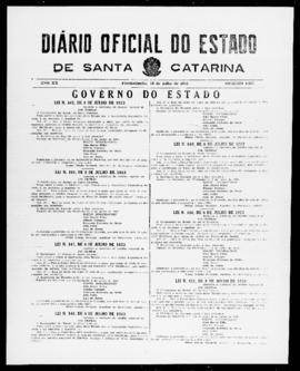 Diário Oficial do Estado de Santa Catarina. Ano 20. N° 4935 de 10/07/1953