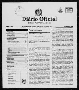 Diário Oficial do Estado de Santa Catarina. Ano 76. N° 19058 de 31/03/2011