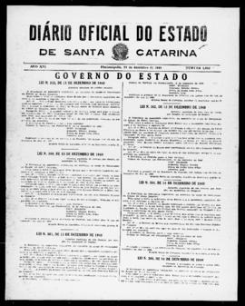 Diário Oficial do Estado de Santa Catarina. Ano 16. N° 4082 de 21/12/1949