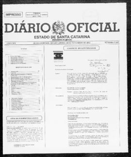 Diário Oficial do Estado de Santa Catarina. Ano 69. N° 17037 de 20/11/2002
