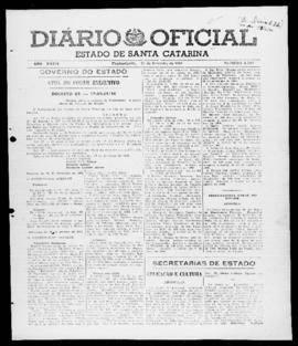 Diário Oficial do Estado de Santa Catarina. Ano 27. N° 6749 de 21/02/1961