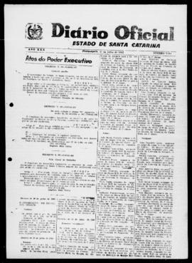 Diário Oficial do Estado de Santa Catarina. Ano 30. N° 7344 de 31/07/1963