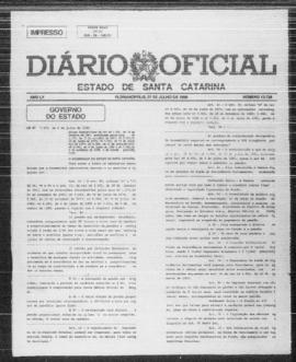 Diário Oficial do Estado de Santa Catarina. Ano 55. N° 13738 de 07/07/1989