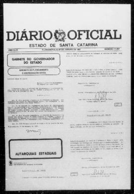 Diário Oficial do Estado de Santa Catarina. Ano 47. N° 11637 de 07/01/1981