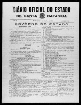 Diário Oficial do Estado de Santa Catarina. Ano 11. N° 2811 de 05/09/1944