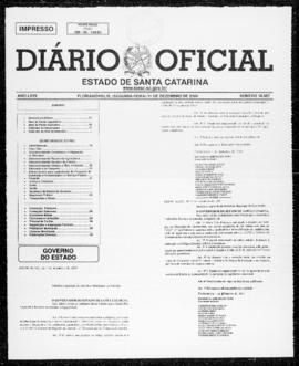 Diário Oficial do Estado de Santa Catarina. Ano 67. N° 16557 de 11/12/2000