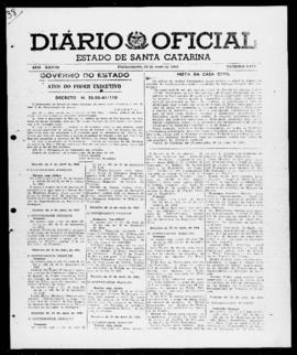 Diário Oficial do Estado de Santa Catarina. Ano 28. N° 6813 de 29/05/1961