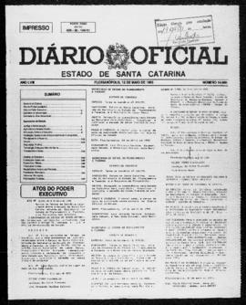 Diário Oficial do Estado de Santa Catarina. Ano 58. N° 14685 de 12/05/1993. Parte 1