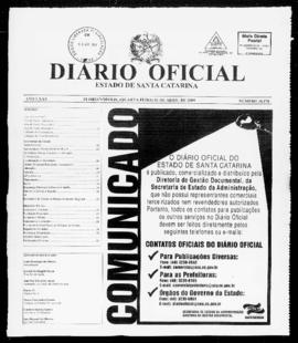 Diário Oficial do Estado de Santa Catarina. Ano 75. N° 18578 de 01/04/2009