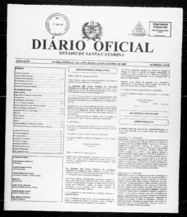 Diário Oficial do Estado de Santa Catarina. Ano 72. N° 18040 de 10/01/2007