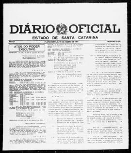 Diário Oficial do Estado de Santa Catarina. Ano 51. N° 12528 de 16/08/1984