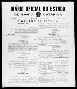 Diário Oficial do Estado de Santa Catarina. Ano 13. N° 3265 de 15/07/1946