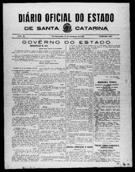 Diário Oficial do Estado de Santa Catarina. Ano 10. N° 2587 de 22/09/1943