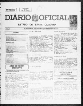 Diário Oficial do Estado de Santa Catarina. Ano 61. N° 15072 de 05/12/1994