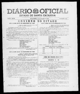 Diário Oficial do Estado de Santa Catarina. Ano 27. N° 6707 de 23/12/1960