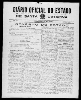 Diário Oficial do Estado de Santa Catarina. Ano 12. N° 3030 de 27/07/1945