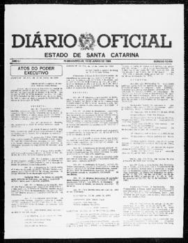 Diário Oficial do Estado de Santa Catarina. Ano 51. N° 12484 de 13/06/1984