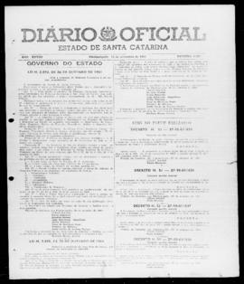 Diário Oficial do Estado de Santa Catarina. Ano 28. N° 6927 de 13/11/1961