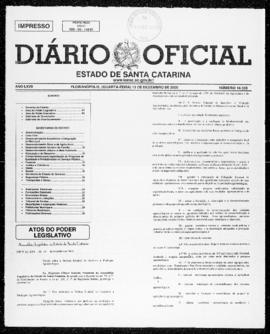 Diário Oficial do Estado de Santa Catarina. Ano 67. N° 16559 de 13/12/2000