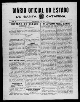 Diário Oficial do Estado de Santa Catarina. Ano 10. N° 2550 de 28/07/1943