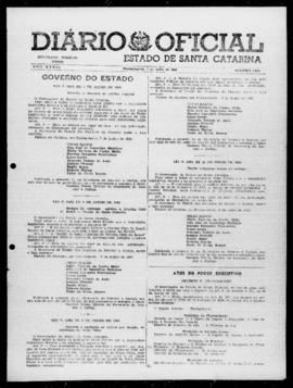 Diário Oficial do Estado de Santa Catarina. Ano 32. N° 7854 de 07/07/1965