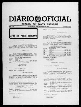 Diário Oficial do Estado de Santa Catarina. Ano 46. N° 11535 de 08/08/1980