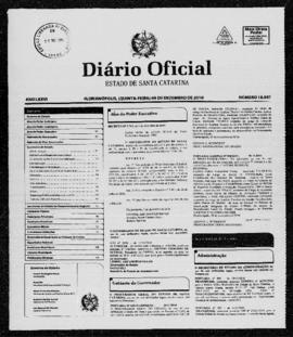 Diário Oficial do Estado de Santa Catarina. Ano 76. N° 18987 de 09/12/2010