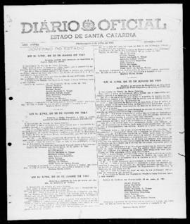 Diário Oficial do Estado de Santa Catarina. Ano 28. N° 6837 de 04/07/1961