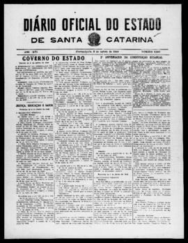 Diário Oficial do Estado de Santa Catarina. Ano 16. N° 3992 de 03/08/1949