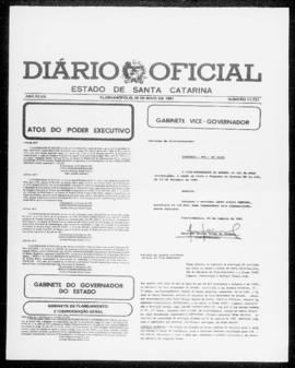 Diário Oficial do Estado de Santa Catarina. Ano 47. N° 11731 de 28/05/1981