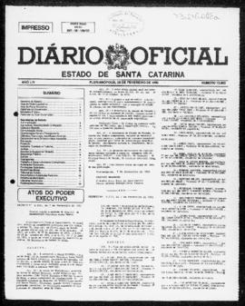Diário Oficial do Estado de Santa Catarina. Ano 54. N° 13883 de 08/02/1990