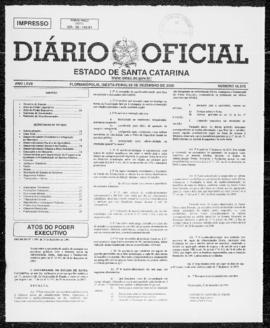 Diário Oficial do Estado de Santa Catarina. Ano 67. N° 16570 de 29/12/2000