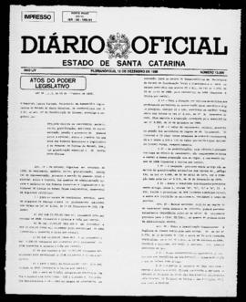 Diário Oficial do Estado de Santa Catarina. Ano 54. N° 13596 de 12/12/1988