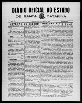 Diário Oficial do Estado de Santa Catarina. Ano 10. N° 2547 de 23/07/1943