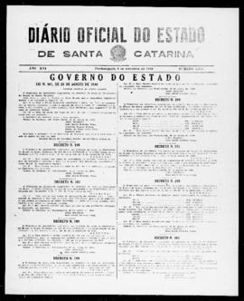 Diário Oficial do Estado de Santa Catarina. Ano 16. N° 4014 de 06/09/1949