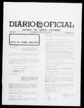 Diário Oficial do Estado de Santa Catarina. Ano 47. N° 11773 de 28/07/1981