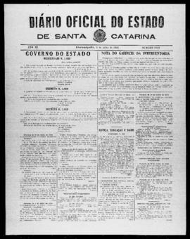 Diário Oficial do Estado de Santa Catarina. Ano 11. N° 2769 de 05/07/1944