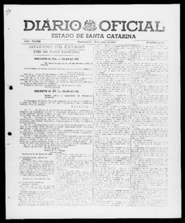 Diário Oficial do Estado de Santa Catarina. Ano 28. N° 6792 de 26/04/1961